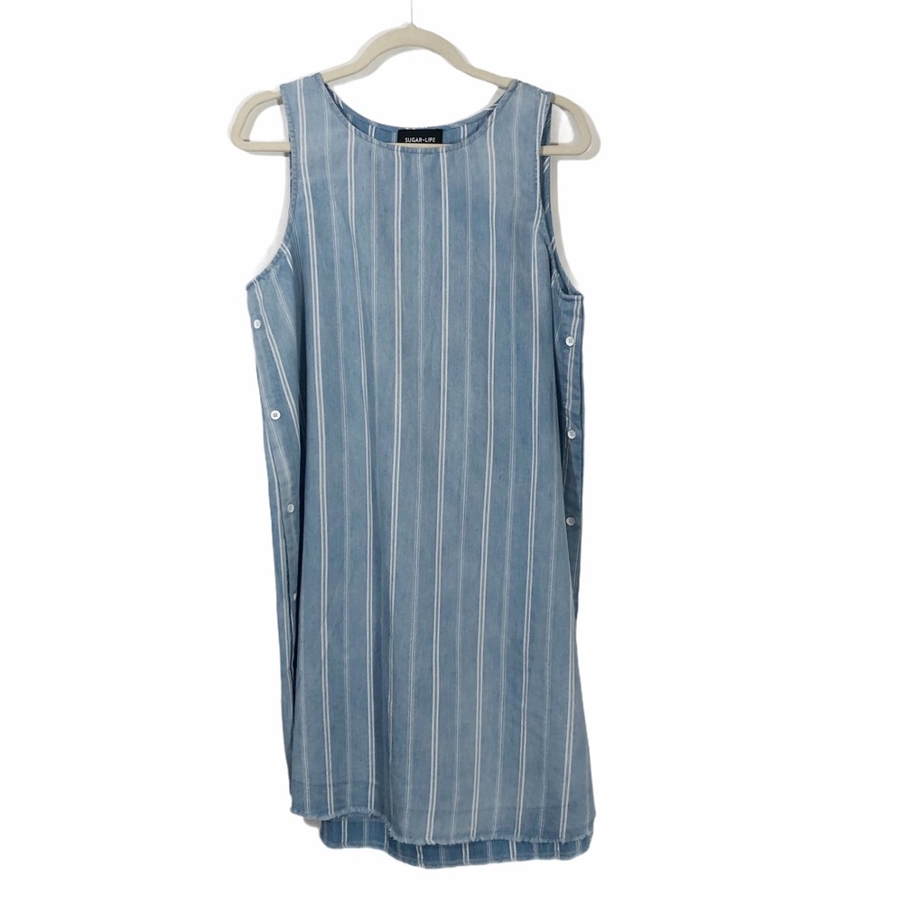 NWT SugarLips Striped Shift Dress, Sz L